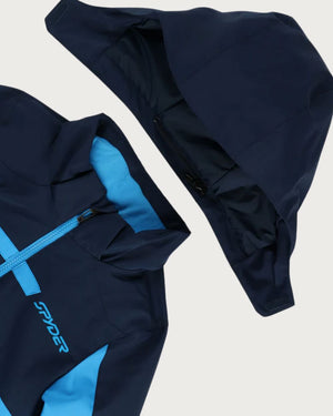 Boys Spyder Challenger Jacket - Aether Blue Jackets Spyder 