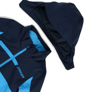 Boys Spyder Challenger Jacket - Aether Blue Jackets Spyder 