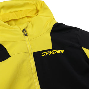 Boys Spyder Slash Jacket - Acid Yellow Jackets Spyder 