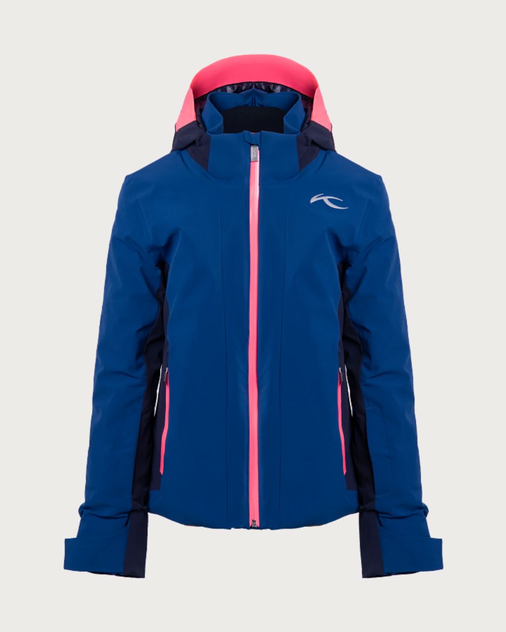 Girls Kjus Downhill Jacket - Sapphire / Atlanta Blue Jackets Kjus 140 INTL/ 8-18 AU 