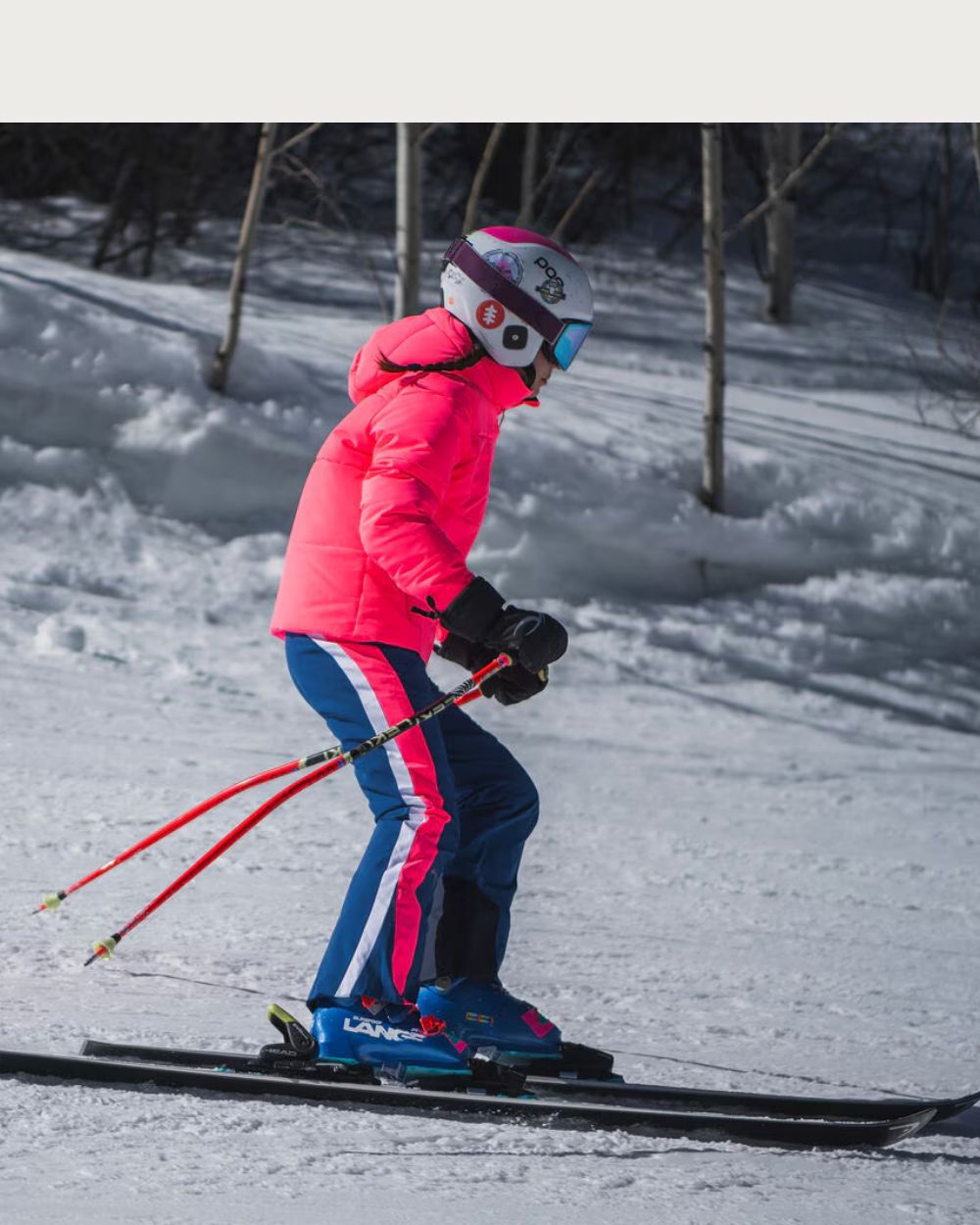 Girls Kjus Skylar Bib Pant - Sapphire Pants Kjus 