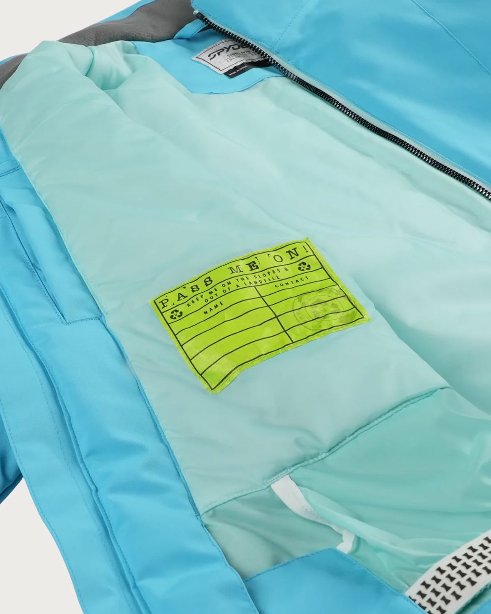 Girls Spyder Lola Jacket - Cyan Blue Jackets Spyder 