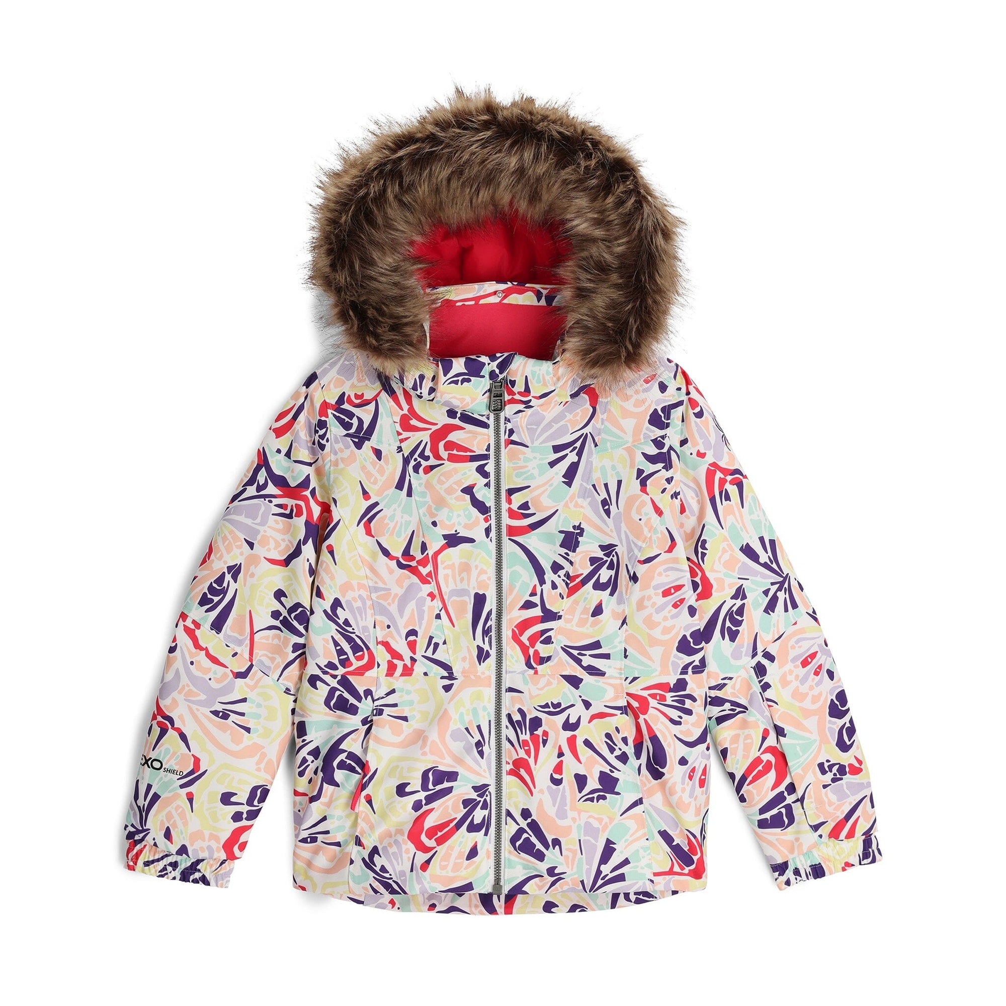 Girls Spyder Lola Jacket JR - Butterfly Multi Jackets Spyder 