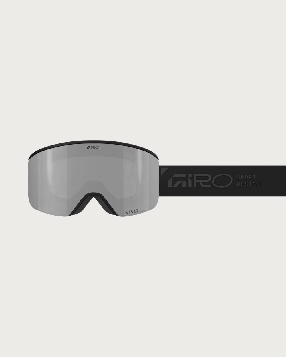 Giro Axis (Medium Fit) Goggles - Stacked Black Vivid Onyx Goggles Giro 