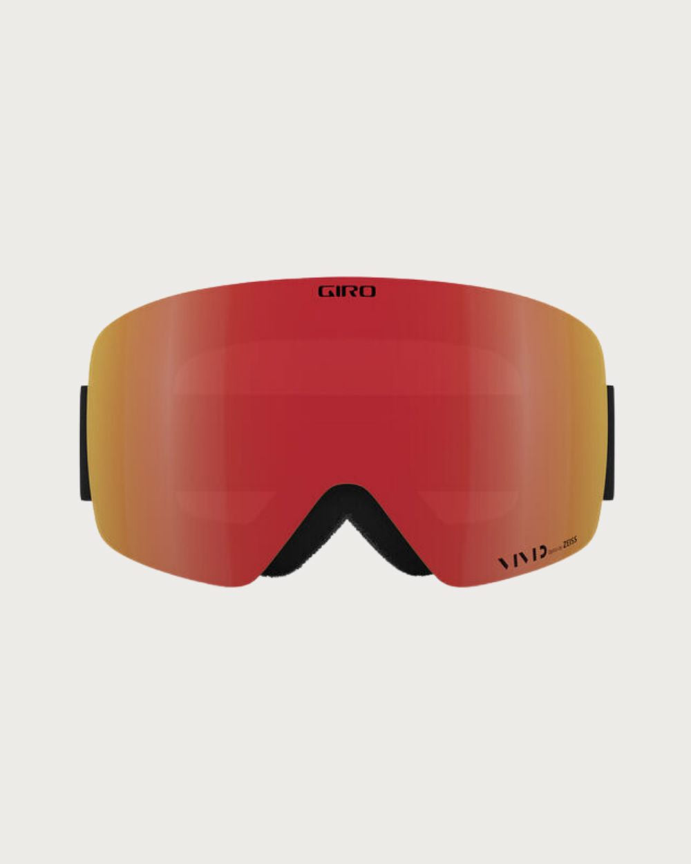 Giro Contour AF (Asian Fit) Goggle - Black Wordmark Vivid Ember Goggles Giro 