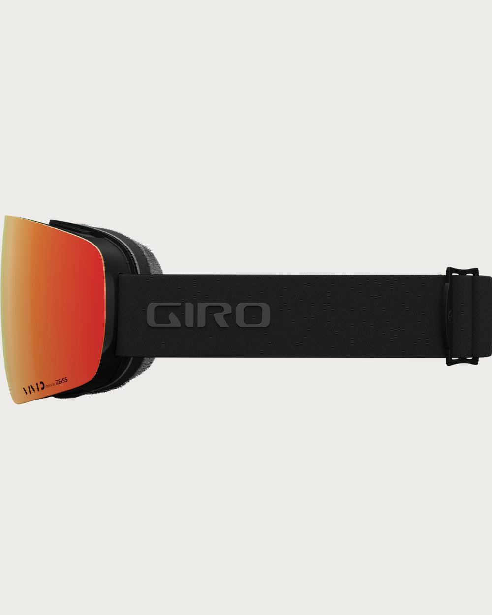 Giro Contour AF (Large Asian Fit) Goggle - Black Wordmark Vivid Ember Goggles Giro 