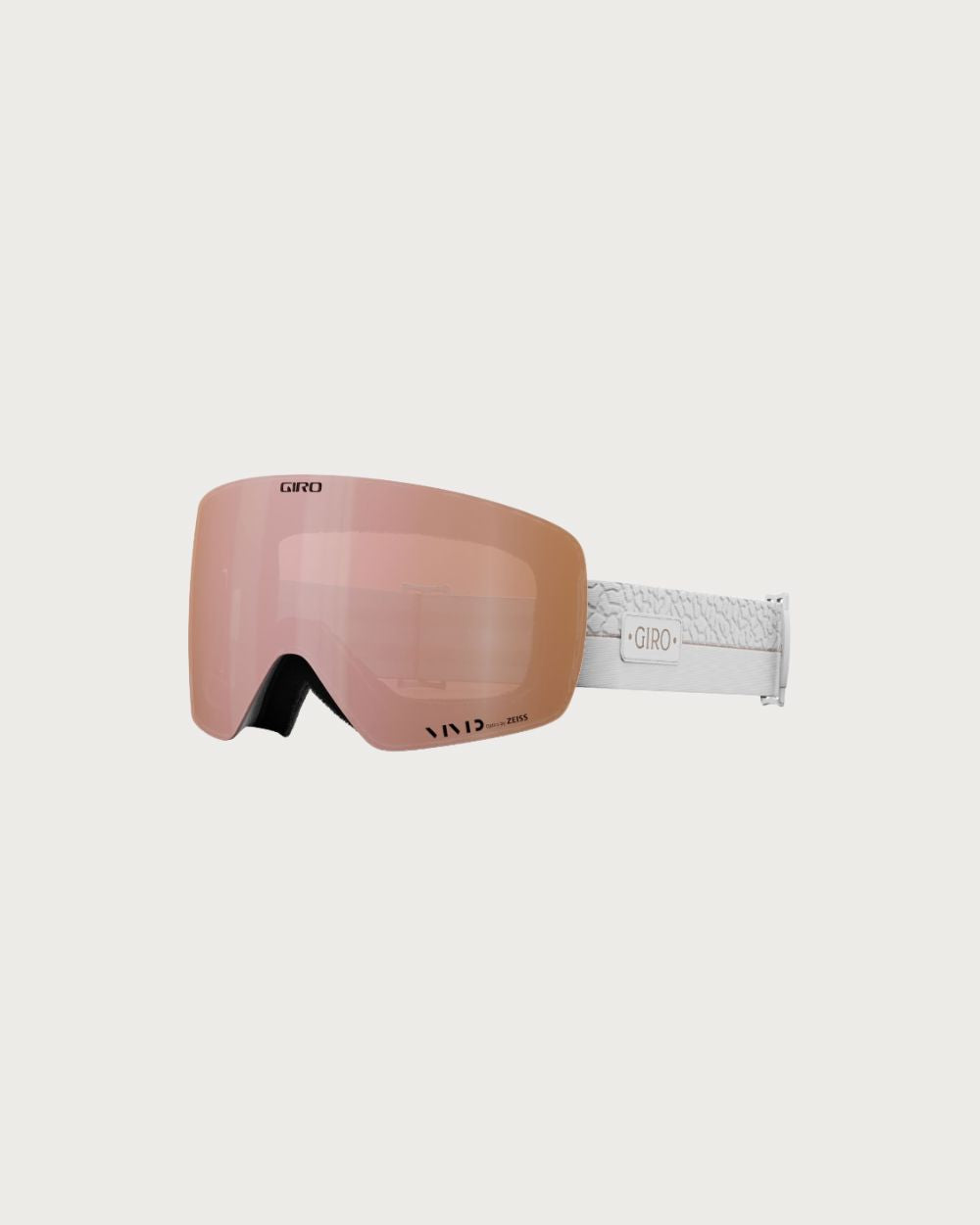 Giro Contour RS (Medium Fit) Goggles - White Craze Vivid Rose Gold Goggles Giro 