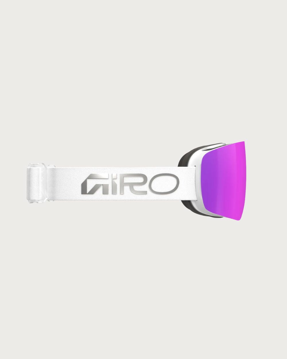 Giro Contour RS (Medium Fit) Goggles - Wordmark White Silver Vivid Pink Goggles Giro 