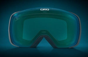 Giro Cruz (Asian Fit) Goggles - Black Wordmark/ Amber Scarlett Goggles Giro 