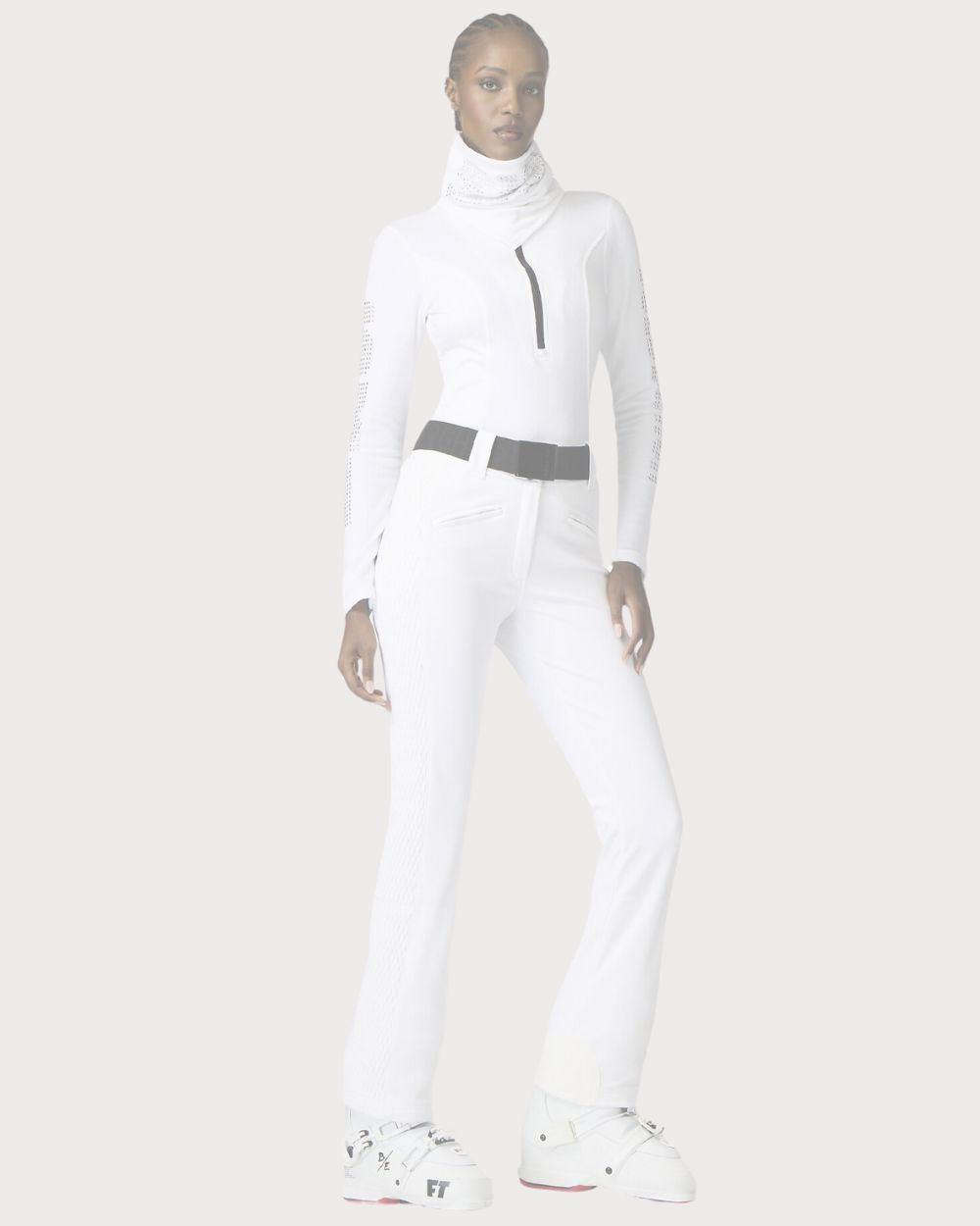 Goldbergh Bri Neckwarmer - White Neckwarmers Goldbergh 