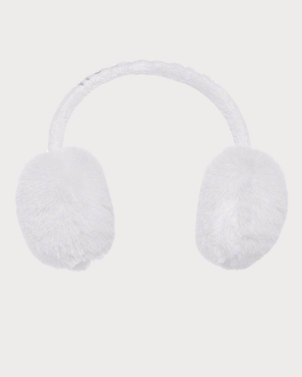 Goldbergh Fluffy Ear Warmers - White Beanies Goldbergh OSFA 