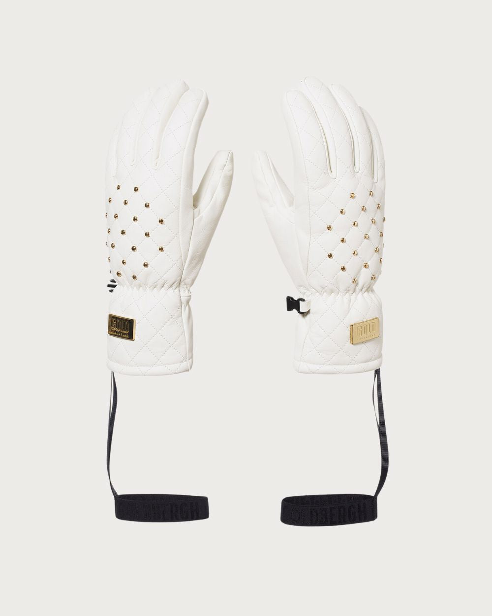 Goldbergh GOLD Glisten Gloves - Creme Mittens Goldbergh 