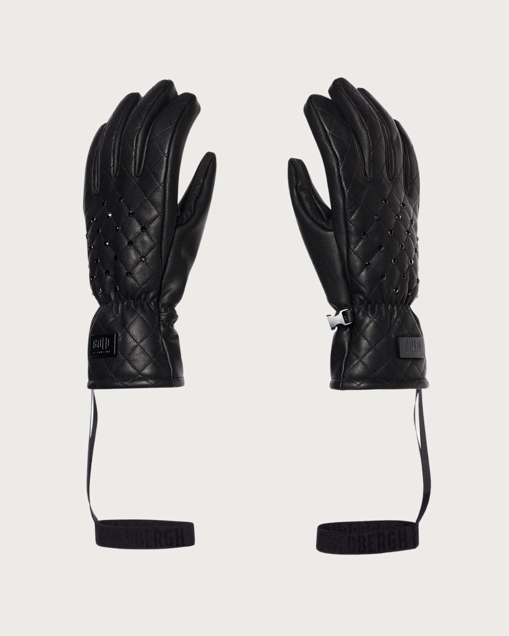 Goldbergh Gold Josei Gloves - Black Gloves Goldbergh 6.5 / S 