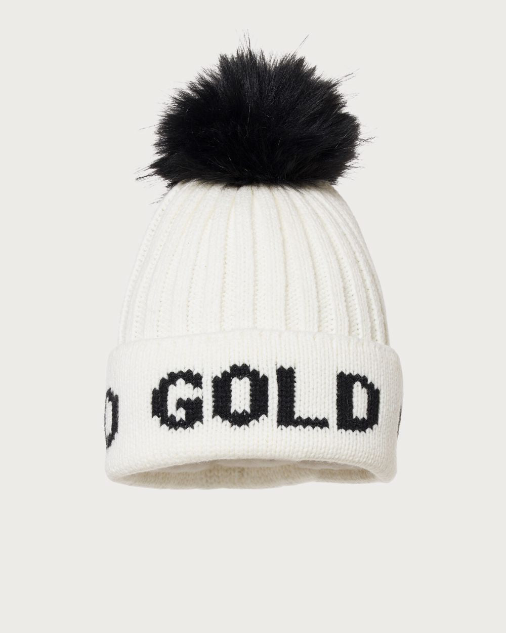 Goldbergh Hodd Beanie - White/Black Beanies Goldbergh OSFA 