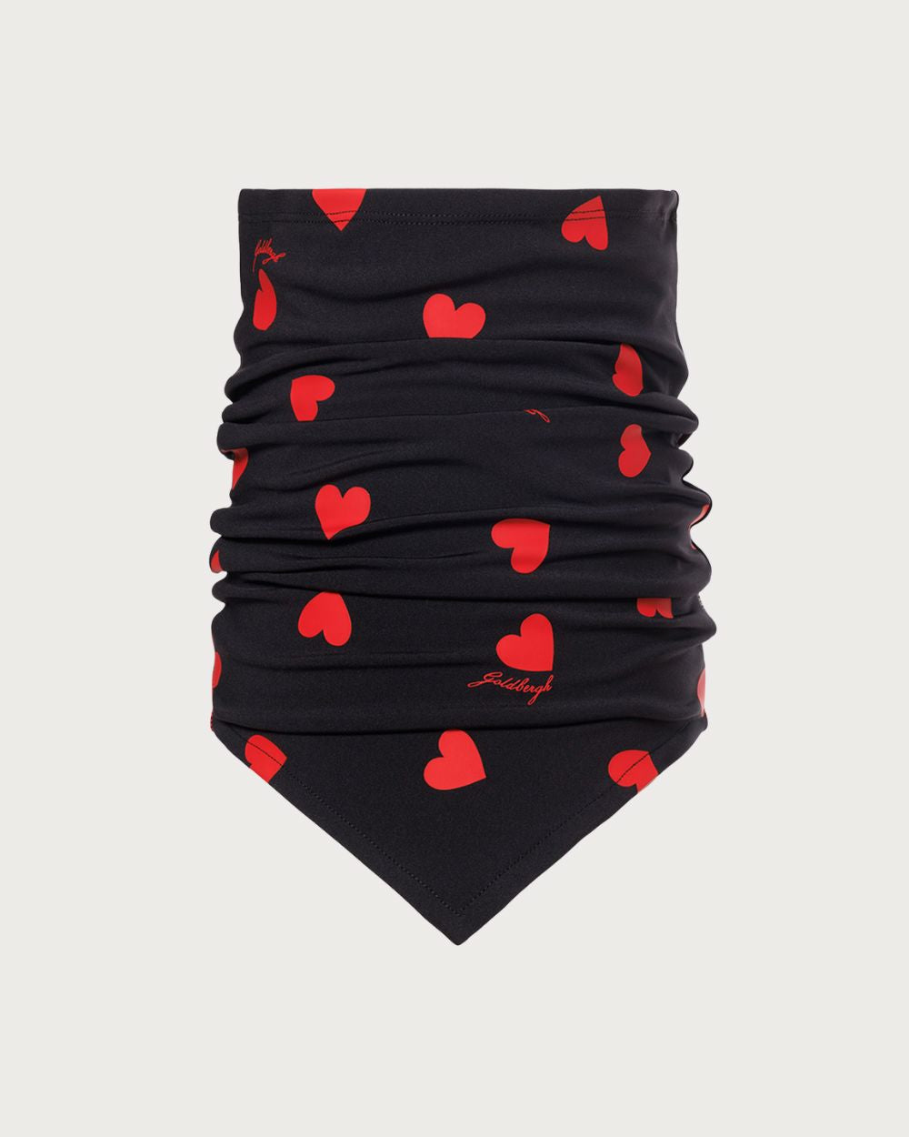 Goldbergh Kouki Neckwarmer - Black and Flame Neckwarmers Goldbergh 