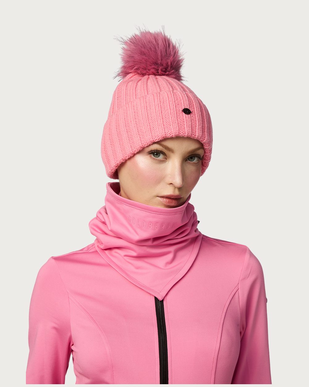 Goldbergh Yoko Neckwarmer - Pink Cosmos Neckwarmers Goldbergh 