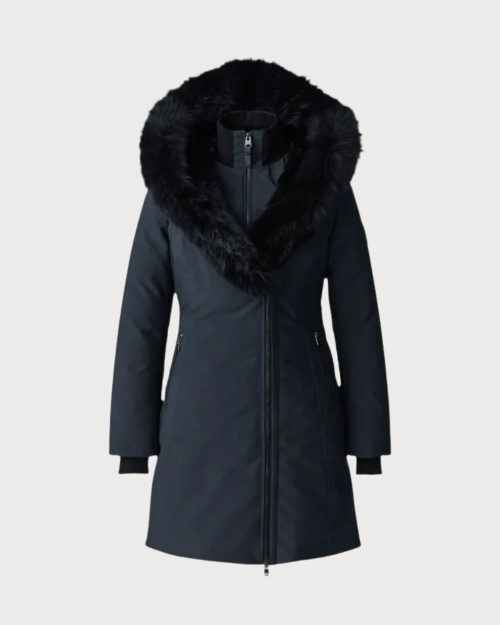 Womens Mackage Trish Powder Down Parka - Black