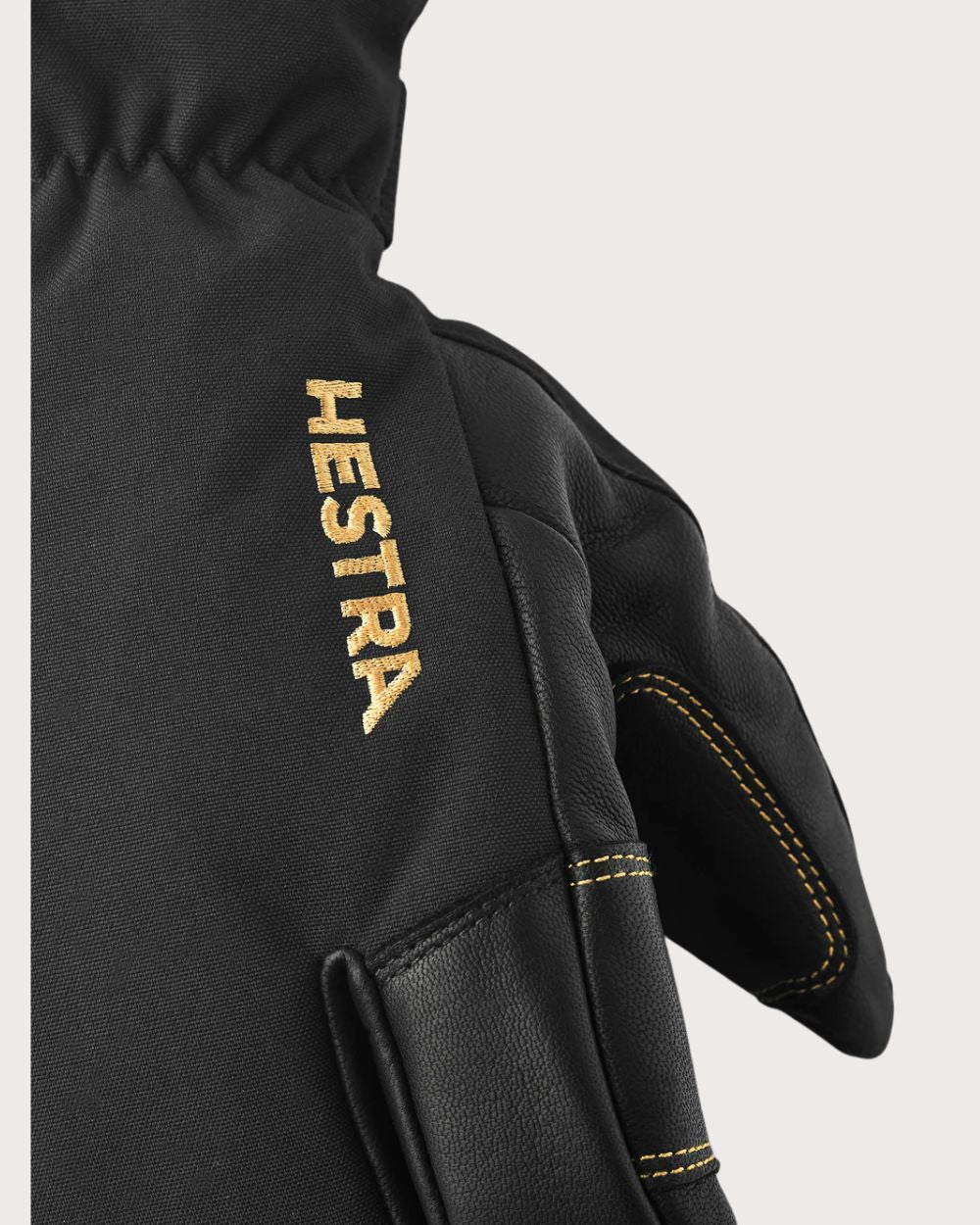 Hestra Army Leather Gore-Tex 3 Finger Mitten - Black Mittens Hestra 