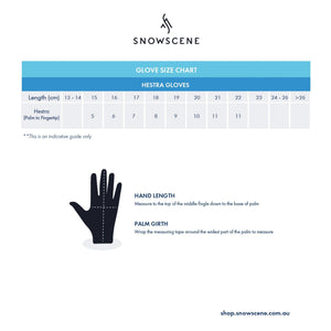 Hestra Voss CZone Glove - Black/White Gloves Hestra 