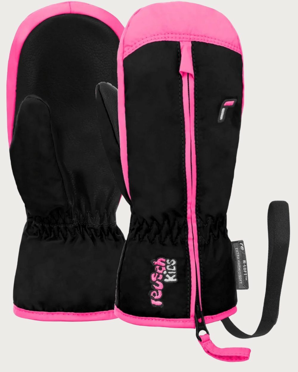 Infant Reusch Ben Mitten - Black / Pink Mittens Reusch 