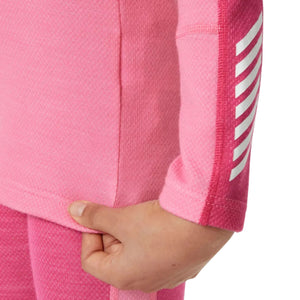 Kids Helly Hansen JR Lifa Merino Midweight Set - Sugar Pink