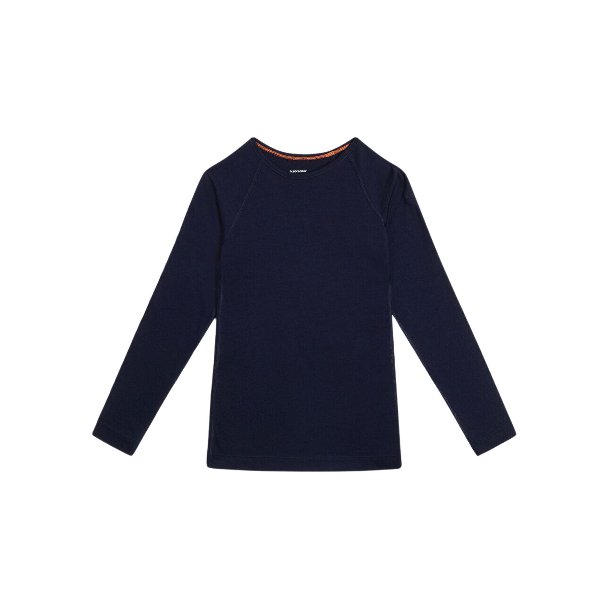 Kids Icebreaker Merino 200 Oasis Thermal Long Sleeve Crewe - Midnight Navy