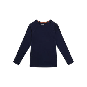 Kids Icebreaker Merino 200 Oasis Thermal Long Sleeve Crewe - Midnight Navy