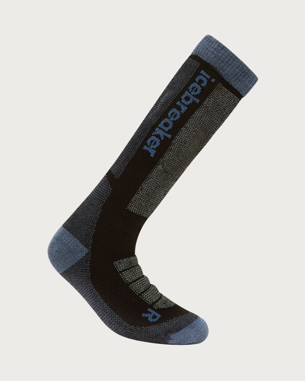 Kids Icebreaker Merino Blend Ski+ Medium OTC Sock - Black Socks Icebreaker 