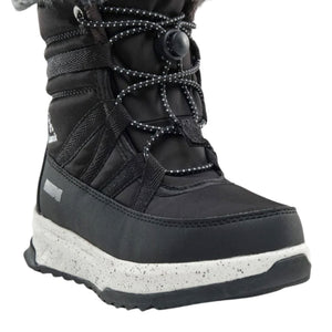 Kids Kamik Stormy Faux Fur Waterproof Boot - Black Footwear Kamik 