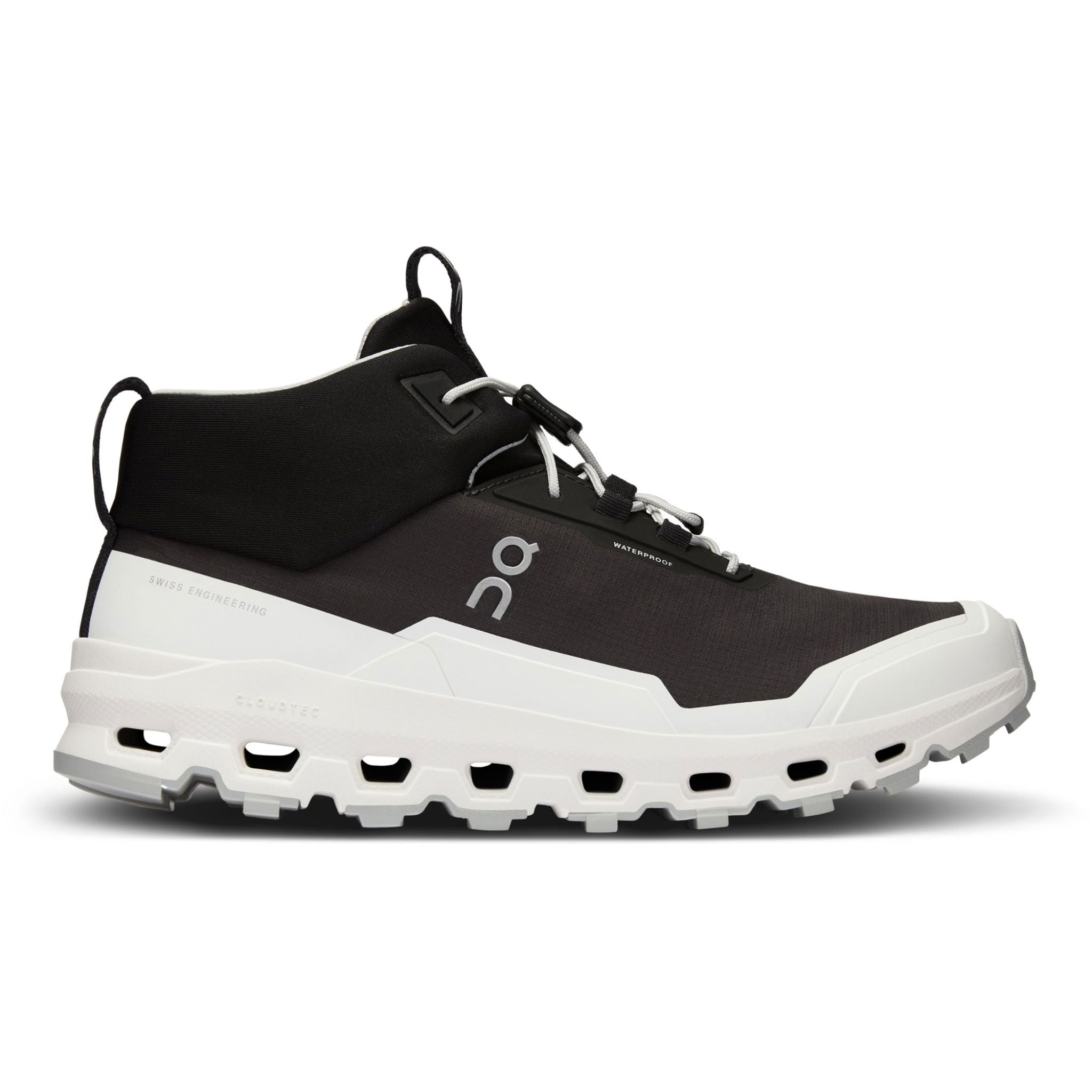 Kids On Cloudhero Waterproof - Black/White Footwear On Running 