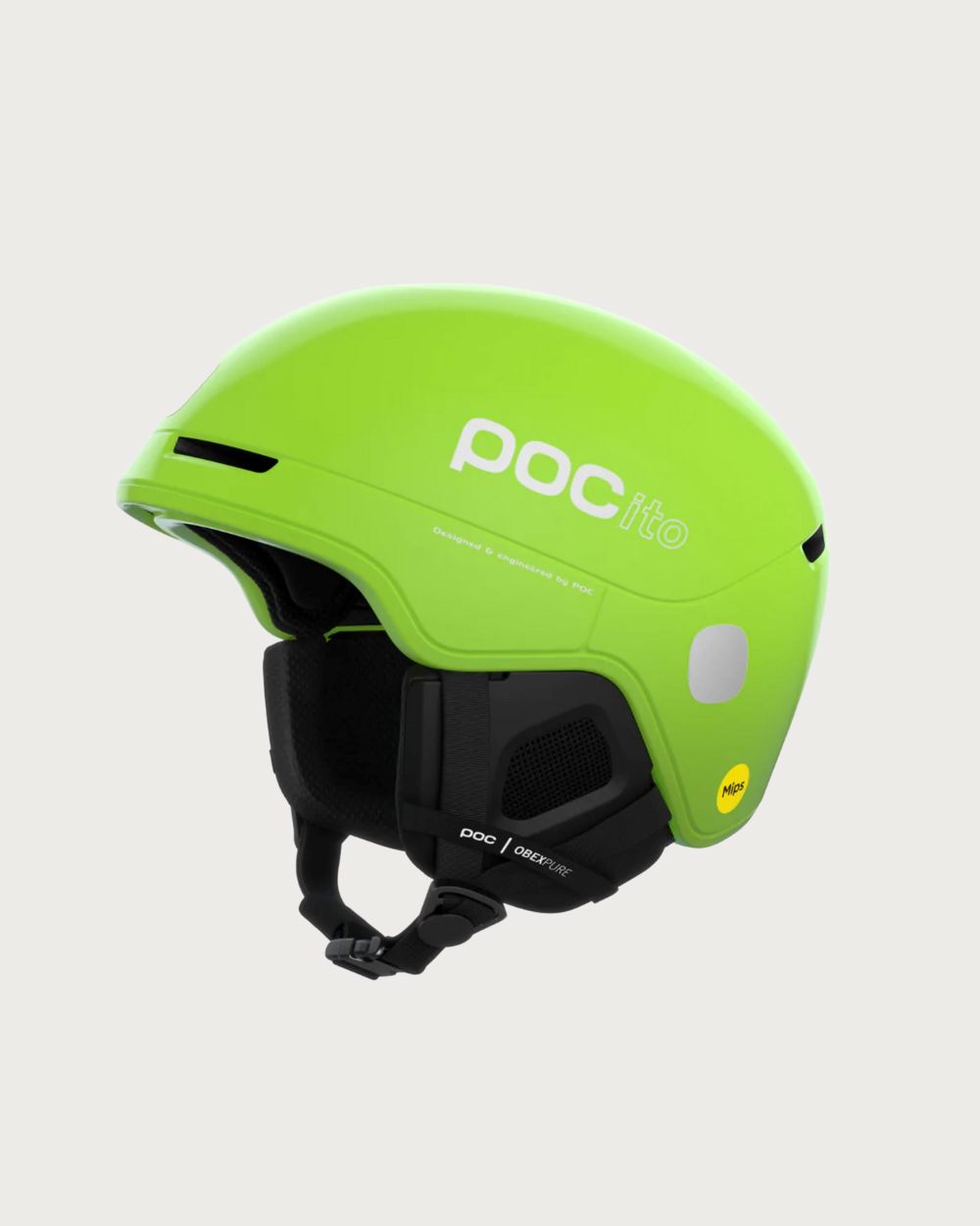 Kids POCito Obex MIPS Helmet - Fluorescent Yellow/Green Helmets POC 