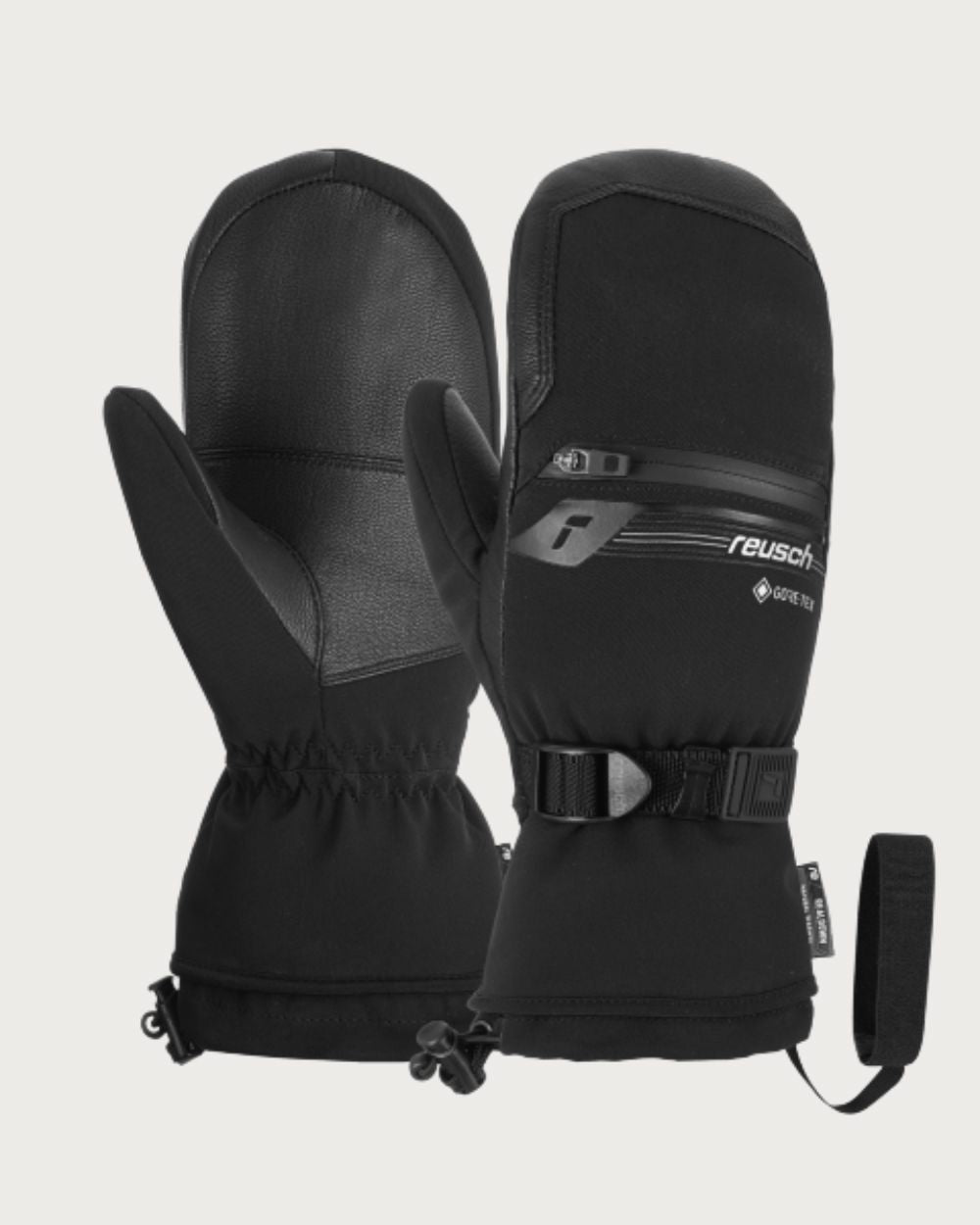 Kids Reusch Down Spirit GORE-TEX® JR Mitten - Black/Silver Mittens Reusch 