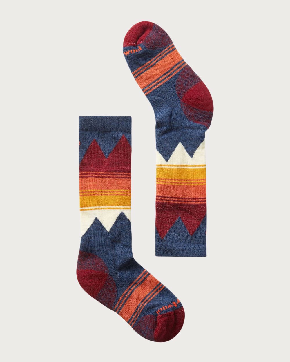 Kids Smartwool Ski Light Cushion Socks - Alpine Blue Socks Smartwool 