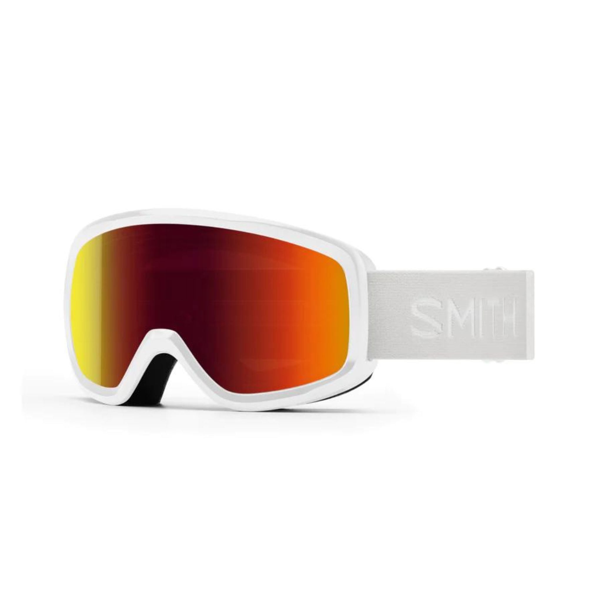 Kids Smith Snowday Goggles - White Red Sol-X Mirror Goggles Smith 