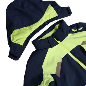 Kids Spyder Leader Jacket - Lime Ice Jackets Spyder 