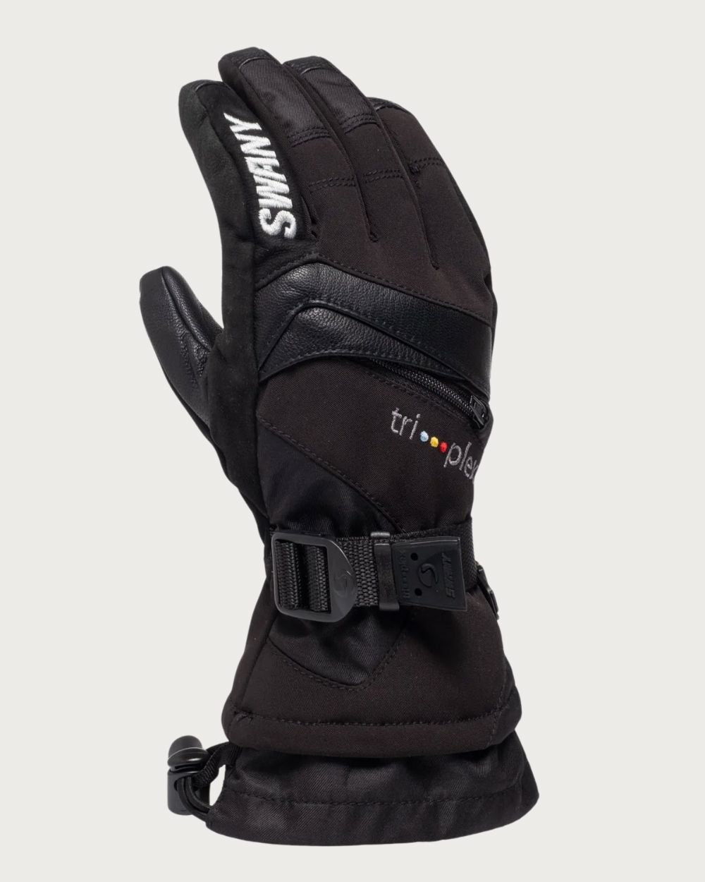 Kids Swany X-Change Waterproof Glove - Black Gloves Swany 