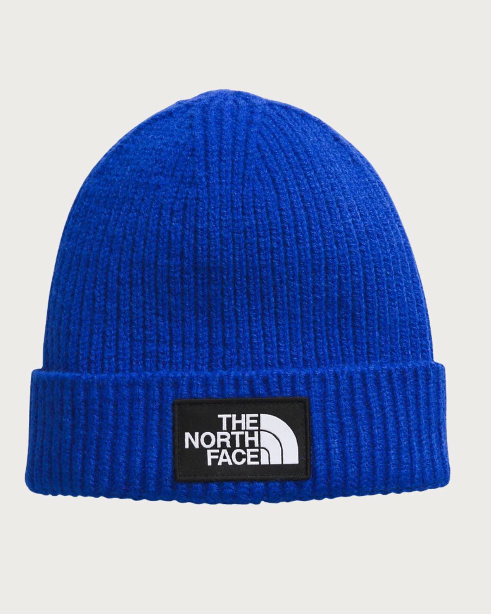 Kids The North Face Logo Box Cuff Beanie - TNF Blue Beanies The North Face 
