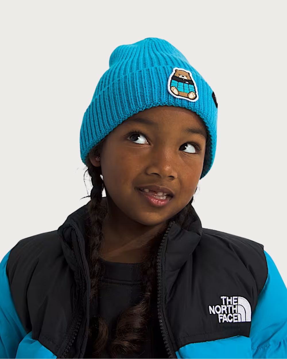 Kids The North Face Logo BX CFD Beanie - Meridian Blue Beanies The North Face 