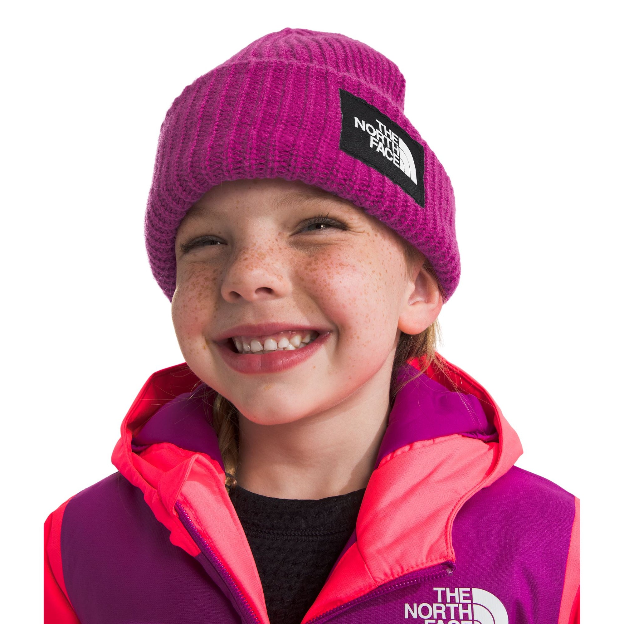 Kids The North Face Salty Lined Beanie - Deep Mulberry Beanies The North Face OSFM 