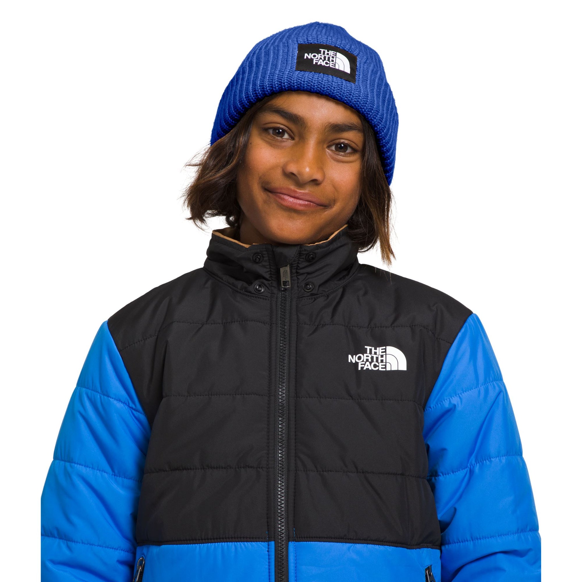 Kids The North Face Salty Lined Beanie - TNF Blue Beanies The North Face OSFM 