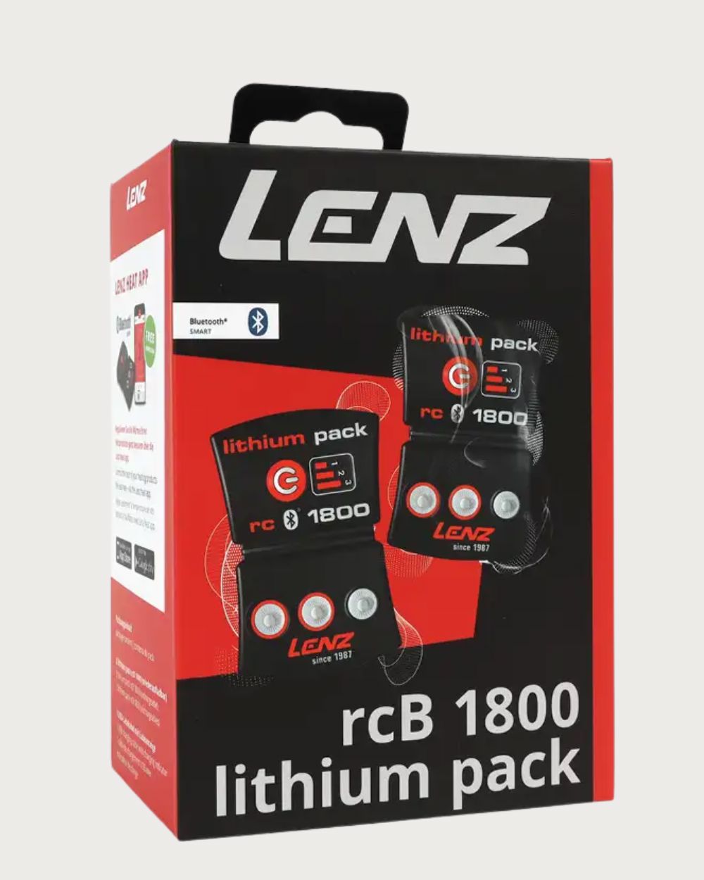 Lenz Heater Socks or Glove Battery Pack 1800 Lenz Battery Packs Lenz 