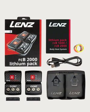 Lenz Heater Socks or Glove Battery Pack 2000v Lenz Battery Packs Lenz 