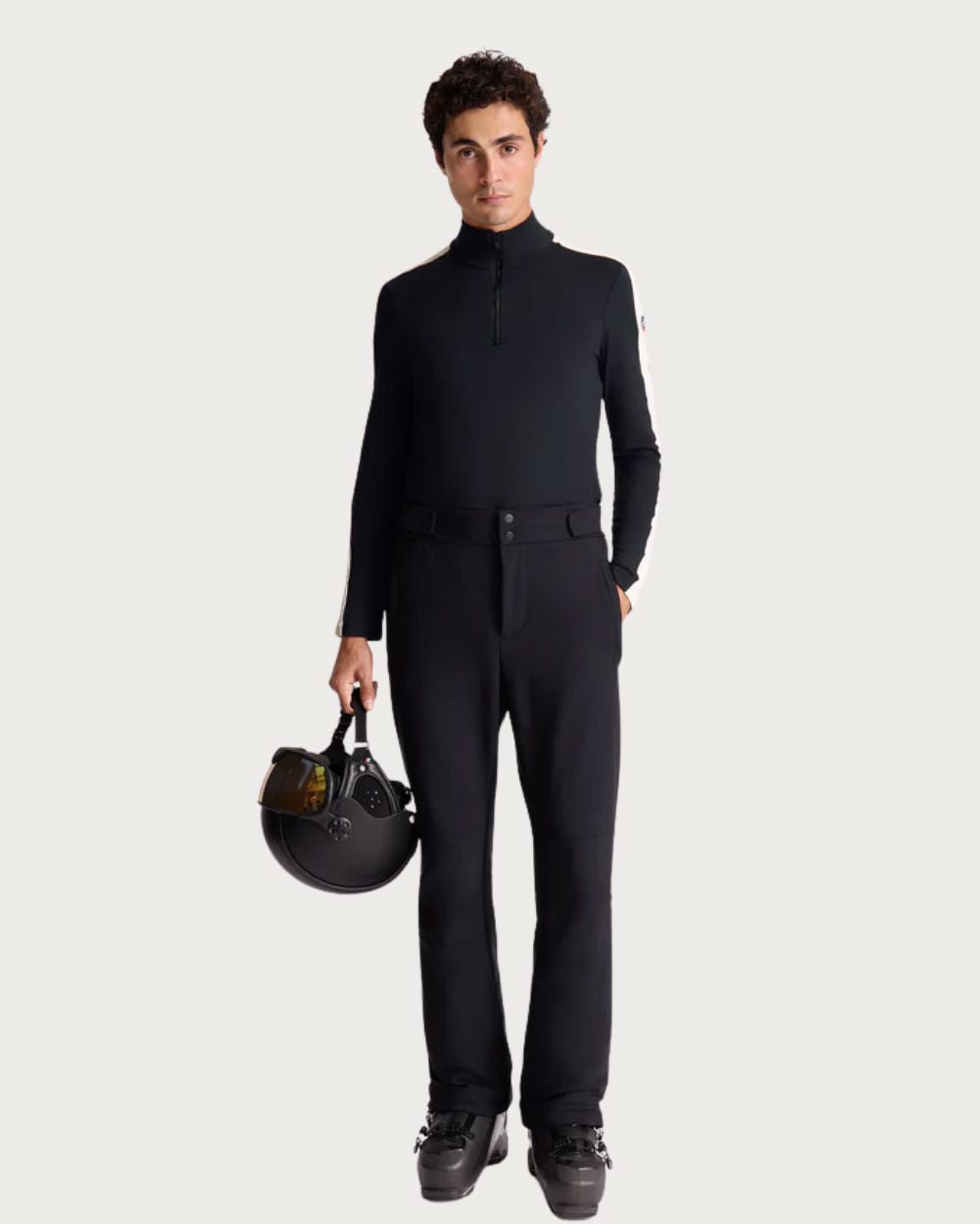 Mens Fusalp Alpille Thermal - Noir/Neige Thermals Fusalp 