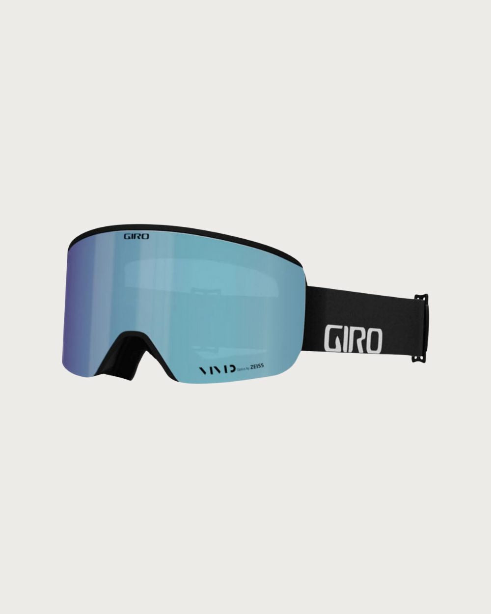 Mens Giro Axis (Medium Fit) Goggles - Black Wordmark Vivid Royal Goggles Giro 