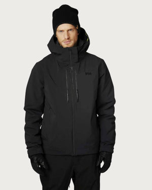 Mens Helly Hansen Alpha Lifaloft Jacket - Black Jackets Helly Hansen 