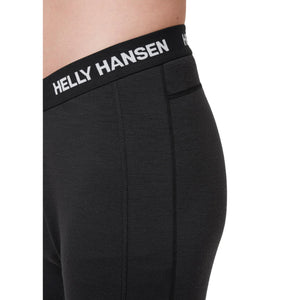 Mens Helly Hansen LIFA Merino Lightweight Thermal Pant - Black Thermals Helly Hansen 