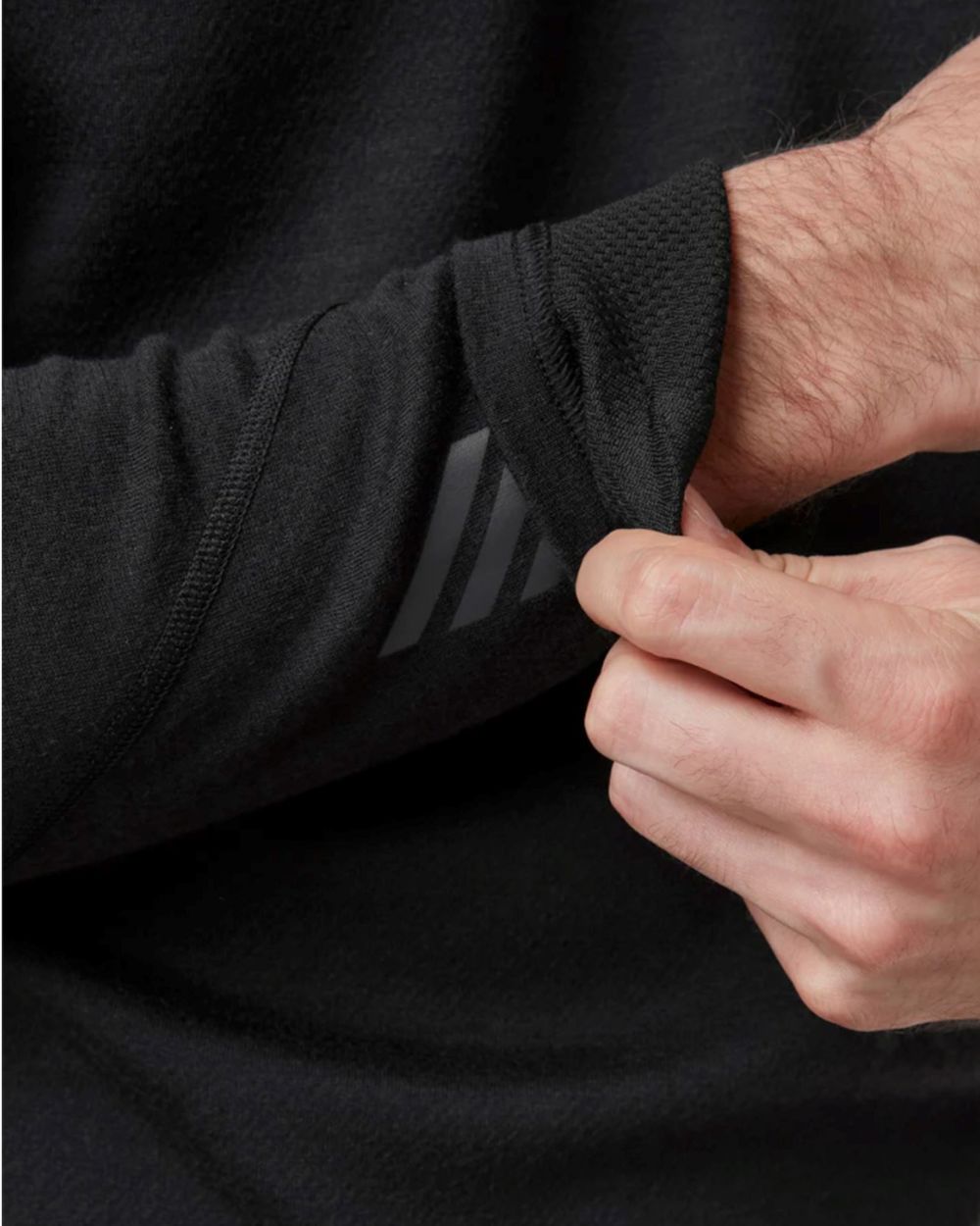 Mens Helly Hansen LIFA Merino Midweight (225g) Thermal Top - Black Thermals Helly Hansen 