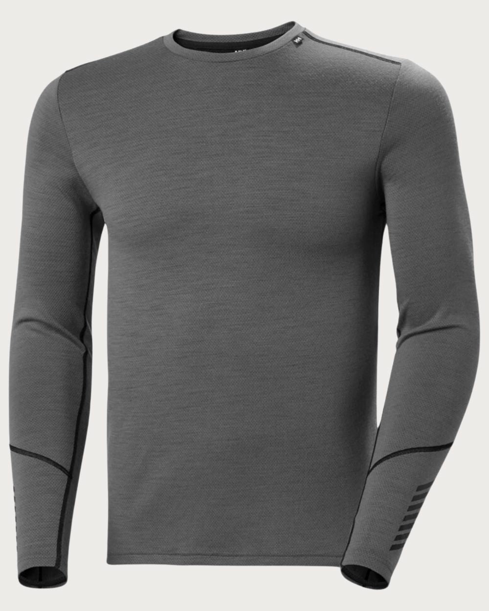 Mens Helly Hansen LIFA Merino Midweight (225g) Thermal Top - Concrete Thermals Helly Hansen 