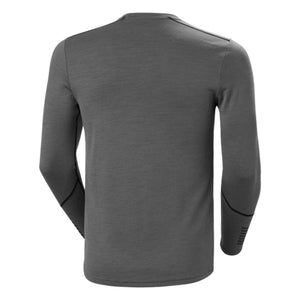 Mens Helly Hansen LIFA Merino Midweight (225g) Thermal Top - Concrete Thermals Helly Hansen 