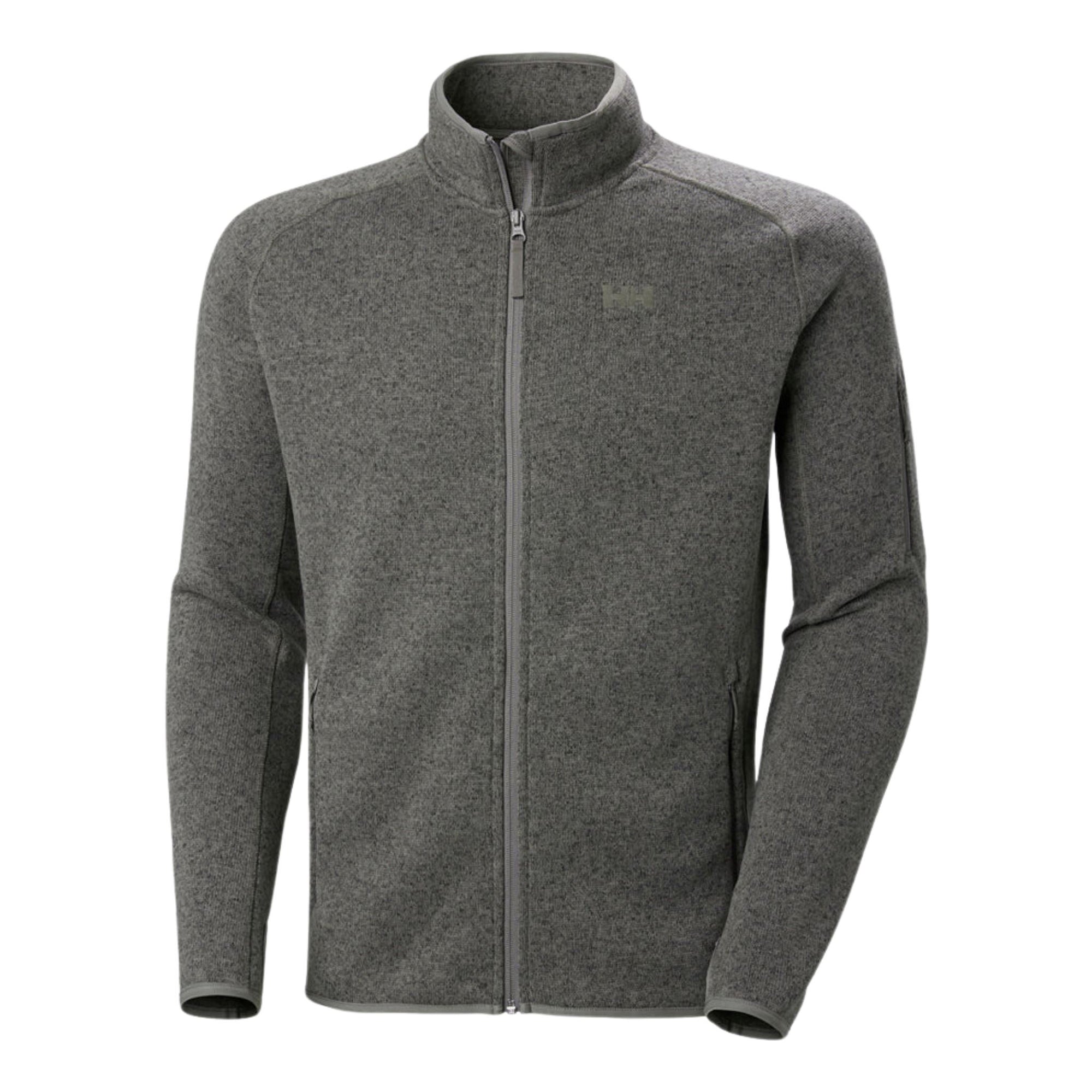 Mens Helly Hansen Varde Fleece Jacket 2.0 - Grey Fog Mid Layers Helly Hansen 